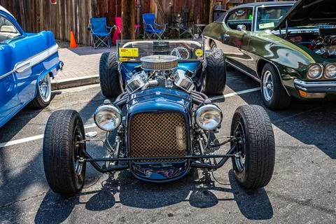 Customized 1923 Ford Model T Roadster Stock Photos