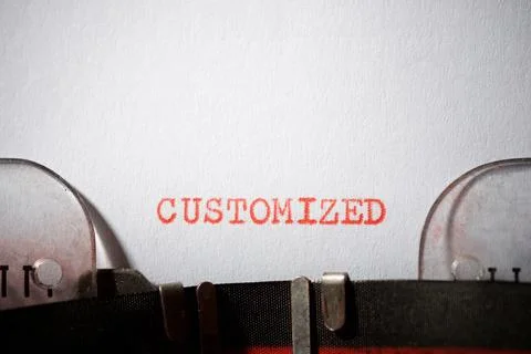 Customized concept view Stock Photos