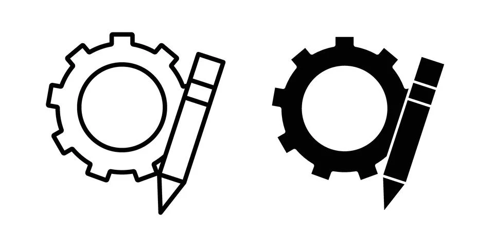 Customized icon set. Vector EPS 10 Stock Illustration