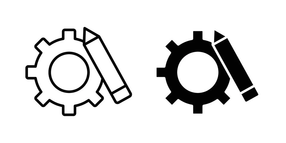 Customized icon vector design. EPS10 Stock Illustration