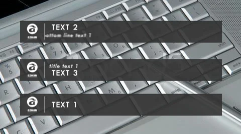 Customized LowerThird After Effects stock