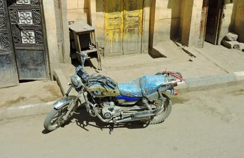 Customized motorcycle Stock Photos