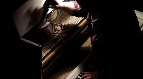 Customizer piano tunes Stock Footage 39832447