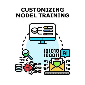 Customizing model training for artificial intelligence development 库存插图