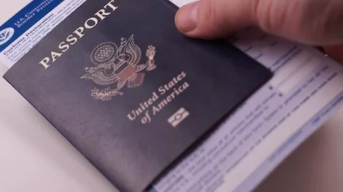 Customs Clearance concept Stock Footage 121843066