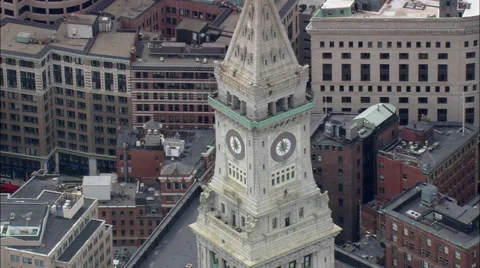 Custom's House Tower Stock Footage 65422292