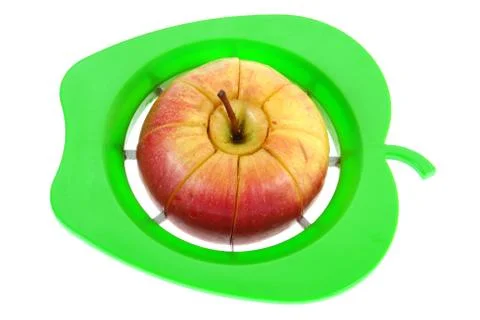 Cut apple Stock Photos