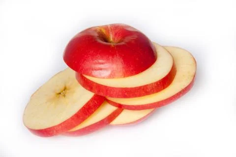 Cut apple Stock Photos