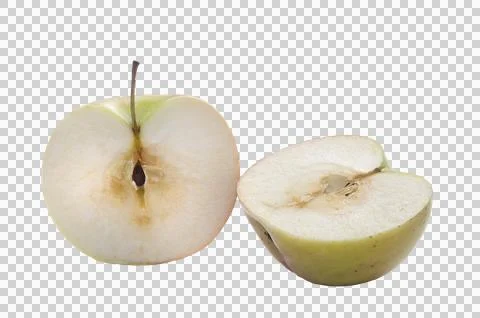 A cut apple Stock Photos
