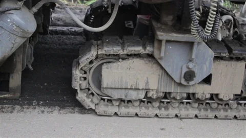 Cut asphalt Stock Footage 79588030