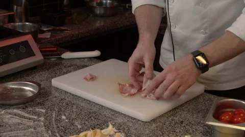 Cut Bacon 스톡 동영상 150268689