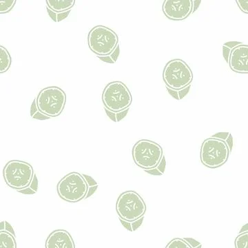 Cut banana glyph seamless pattern Stock Illustration