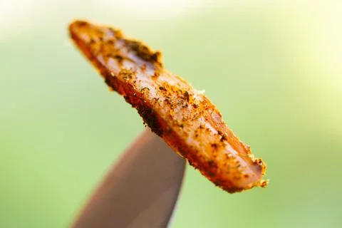 Cut of basturma Foto stock