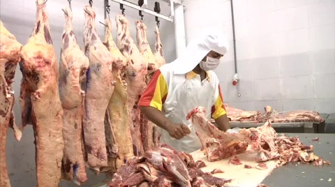 Cut of beef Stock Footage 854985