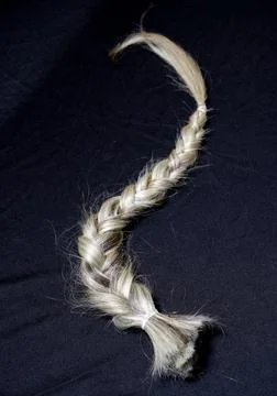 Cut braid Foto stock