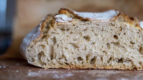 Cut Bread Stock Footage 150873707