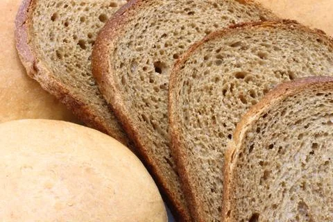 Cut bread Stock Photos