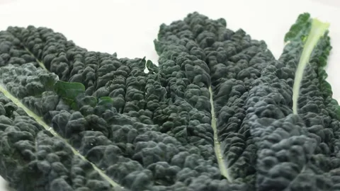 Cut cabbage vegetable leaves Stock Footage 140671596