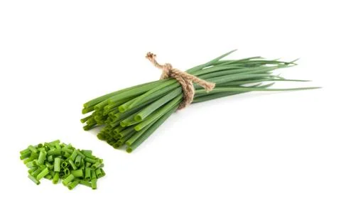 Cut chives Stock Photos