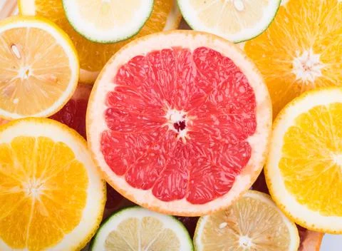 Cut citrus Stock Photos