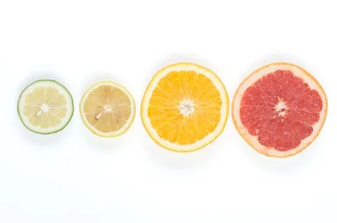 Cut citrus. Stock Photos