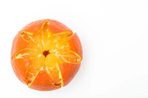 Cut Clementine Stock Photos