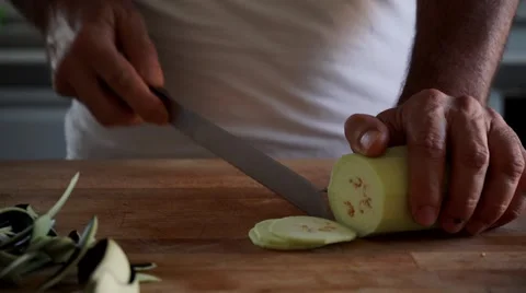 Cut Cucumber Vídeos de archivo 53004750