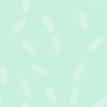 Cut cucumber line seamless pattern Stock Illustration