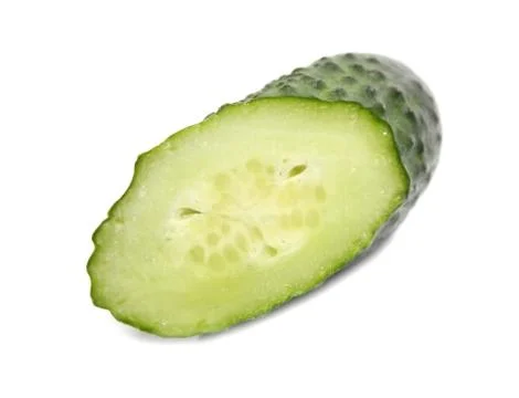 Cut cucumber Stock Photos