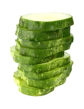 Cut cucumber Stock Photos