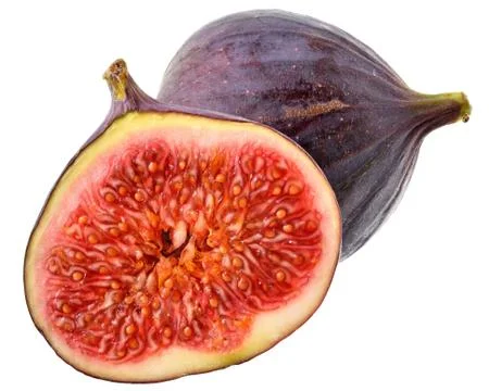 Cut ??figs closeup isolated Stock Photos