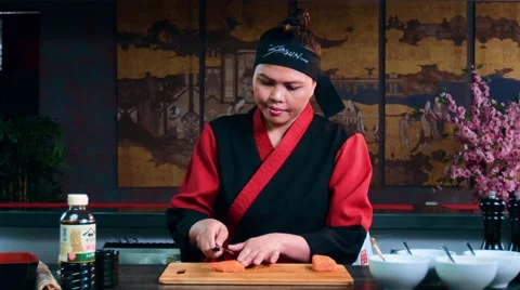  cut fish Video stock 64335675