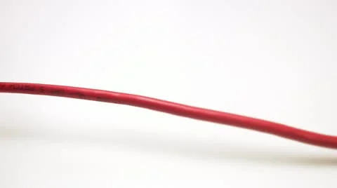 A cut off flex on a computer, close-up Stock Footage 11334410