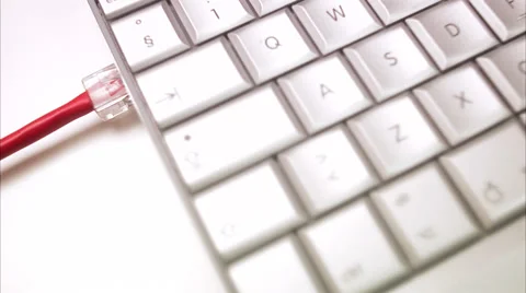 A cut off flex on a computer, close-up. Stock Footage 51828072