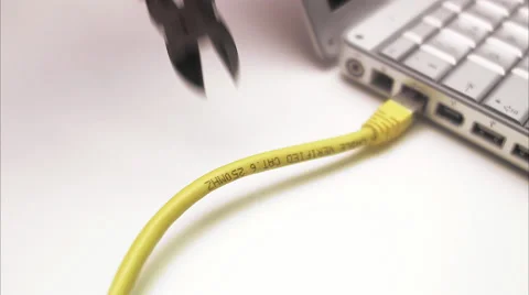 A cut off flex on a computer, close-up. Stock Footage 51828078