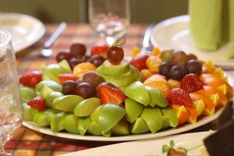 Cut fruit salad Stock Photos