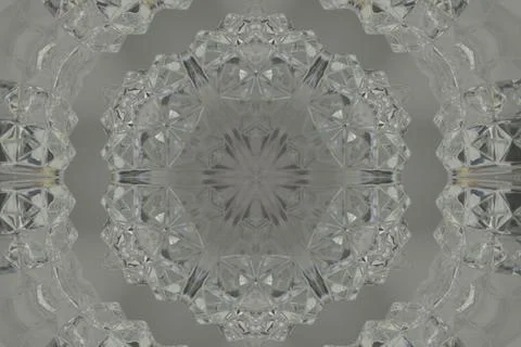 Cut glass pattern, abstract background Stock Illustration