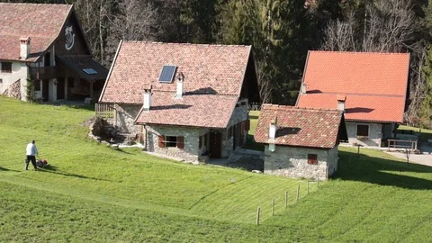 Cut the grass Stock Footage 107867520