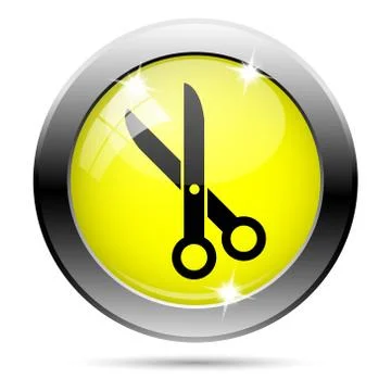 Cut icon Stock Illustration
