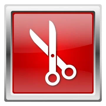 Cut icon Stock Illustration