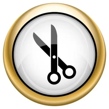 Cut icon Stockillustratie