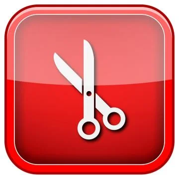 Cut icon Stock Illustration