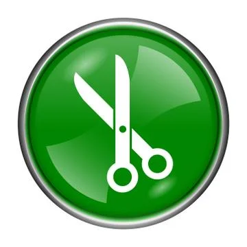 Cut icon Stock Illustration