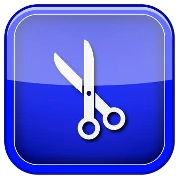 Cut icon Stockillustratie