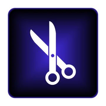 Cut icon Stockillustratie