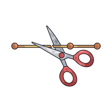 Cut illustration Stock Illustration