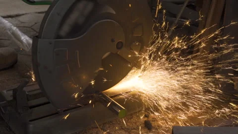 Cut iron bar Stock Footage 250220376