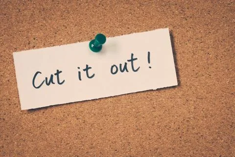 Cut it out Stock Photos