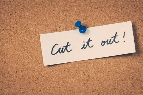Cut it out Stock Photos