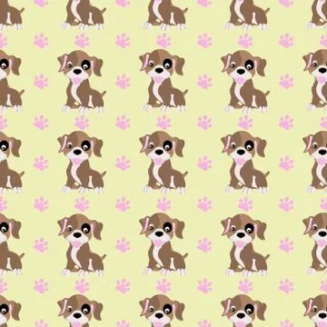 Cut kawaii background Stock Illustration